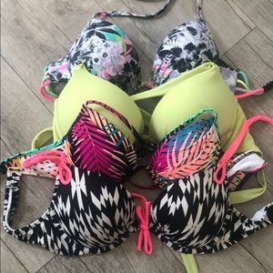 Lot of Victoria’s Secret bikinis 34C push up